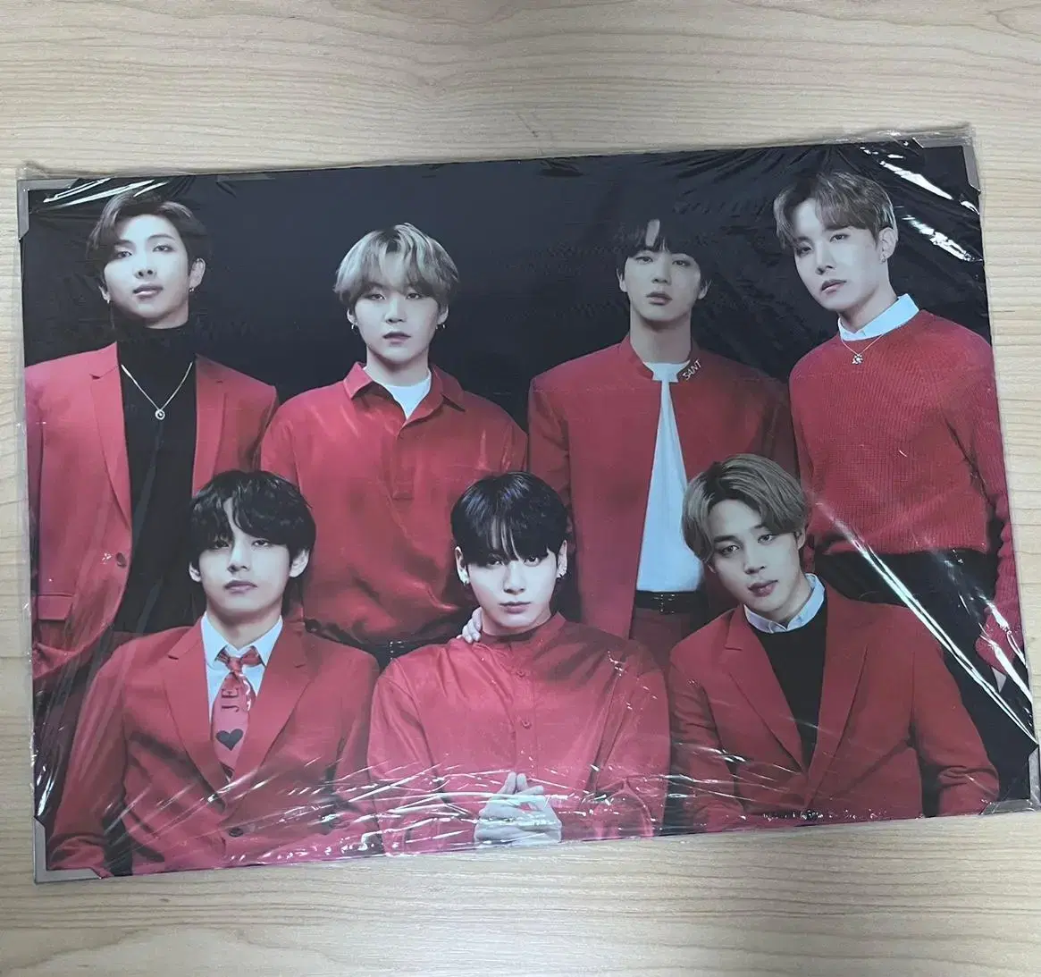 방탄 단체 맵솔 프포 액자 premium photo